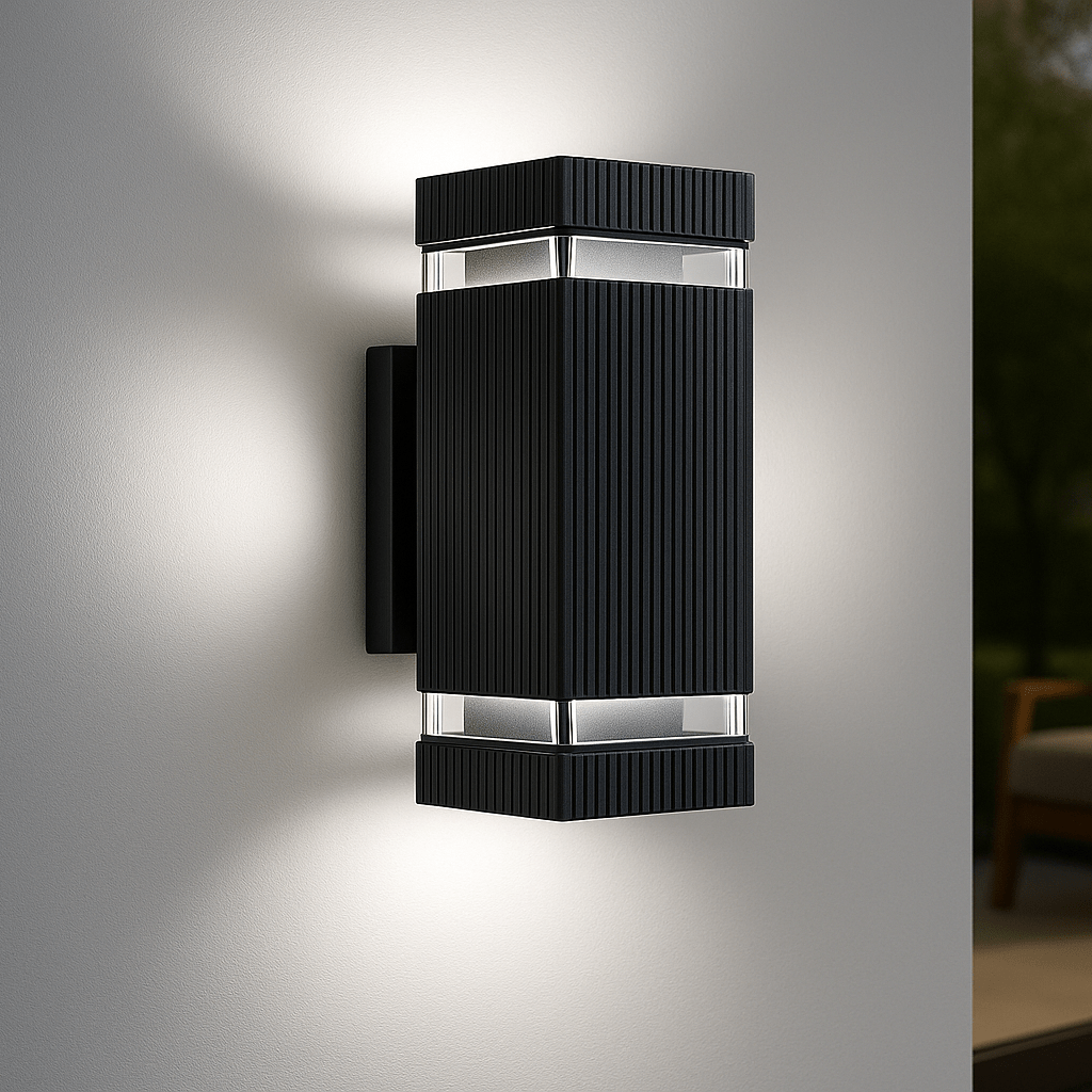 Modern Up & Down Outdoor Lights, IP65 Waterproof Garden Lamps
