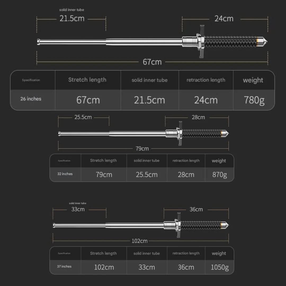 Adjustable Walking Stick with Stable Base