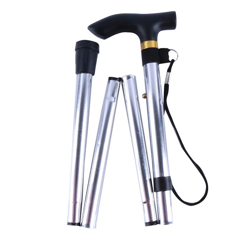 Telescopic Adjustable Folding Walking Stick for Comfortable Hiking Support