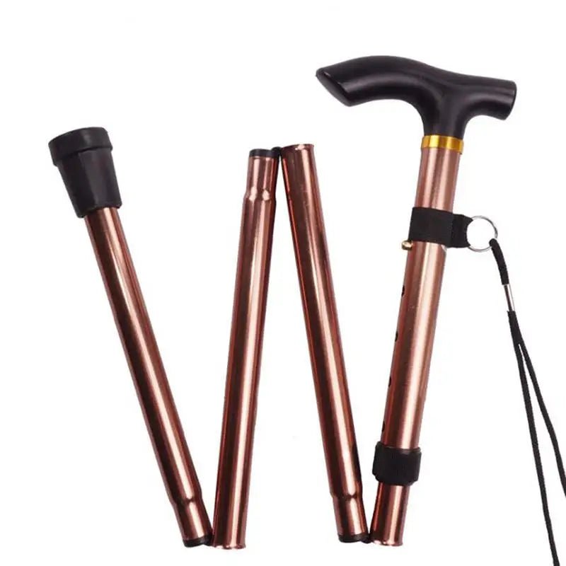 Telescopic Adjustable Folding Walking Stick for Comfortable Hiking Support