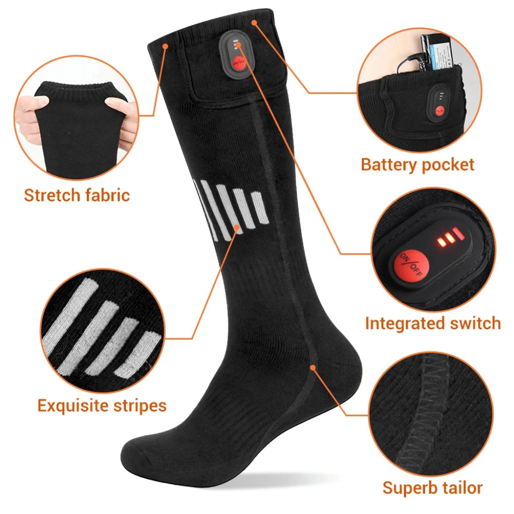 Portable Rechargeable Heater for Adjustable Outdoor Comfort