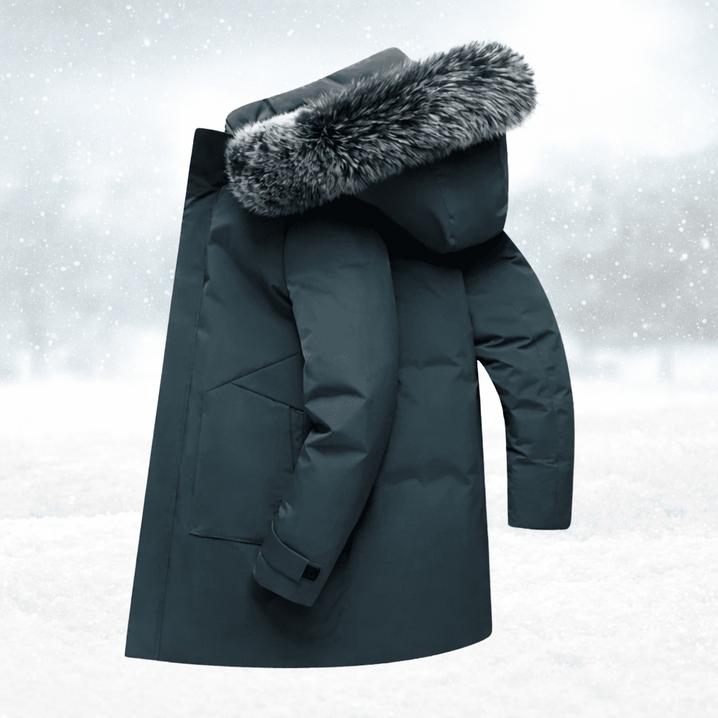 Windproof Insulated Winter Parka for Men