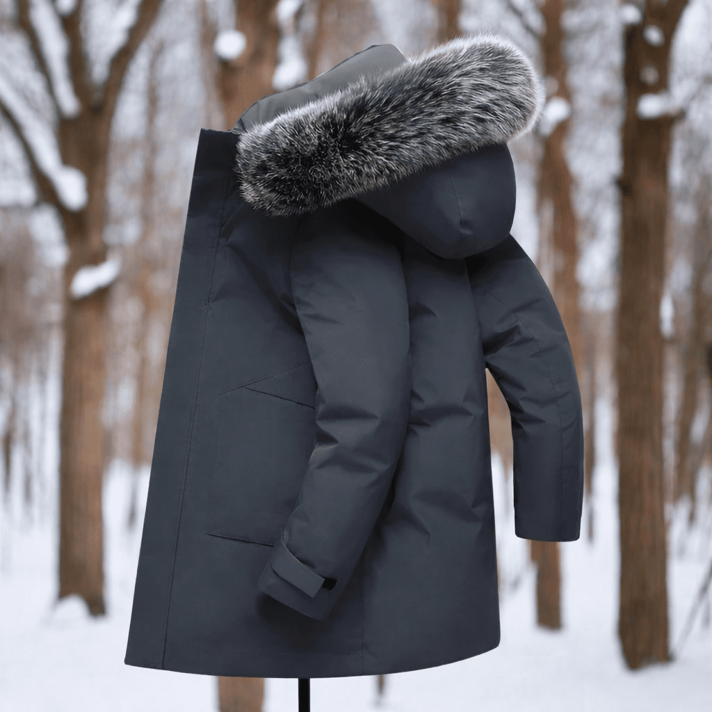 Windproof Insulated Winter Parka for Men
