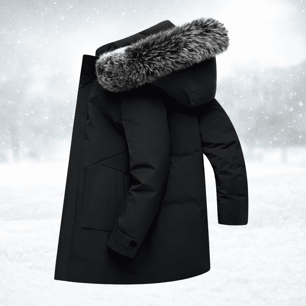 Windproof Insulated Winter Parka for Men
