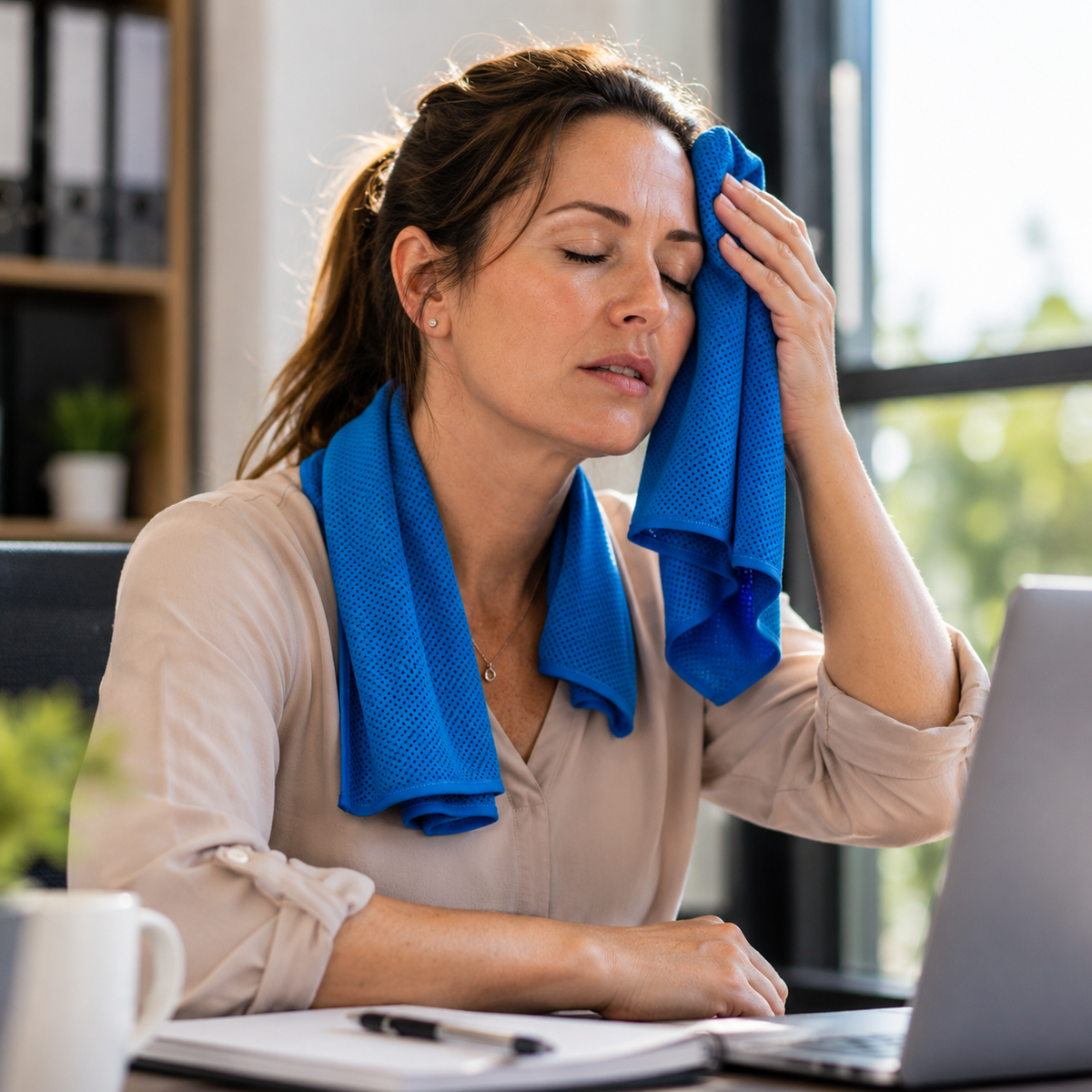 Green Instant Cooling Towel