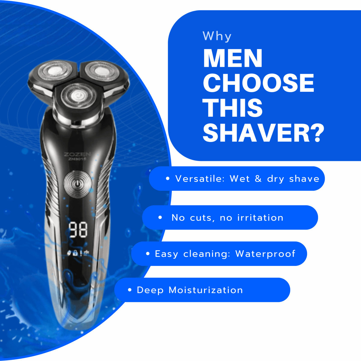 Rechargeable Razor for a Perfect Shave Experience