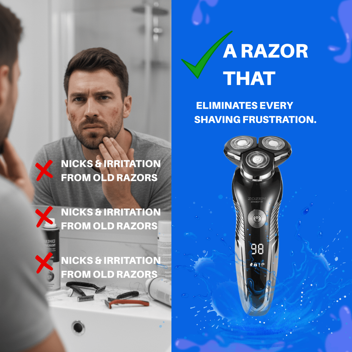 Rechargeable Razor for a Perfect Shave Experience